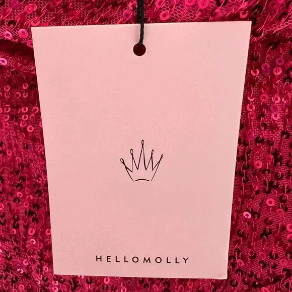 Hello Molly New with Tags BOND GIRL DRESS FUCHSIA Size Small - Picture 8 of 13